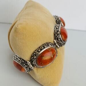 Sterling 925 Coral Bracelet